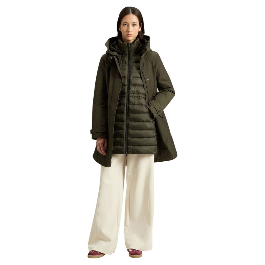 Parka 3 in 1 in Ramar Cloth da donna Woolrich | CFWWOU1105DAG